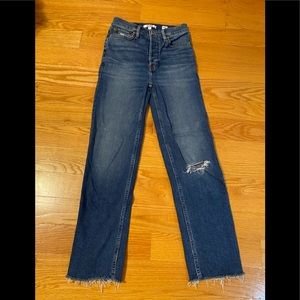 Re/done denim straight leg jeans